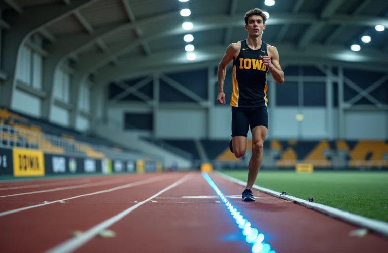 Atleta de Iowa Track and Field crea tecnología de ritmo por mil dólares