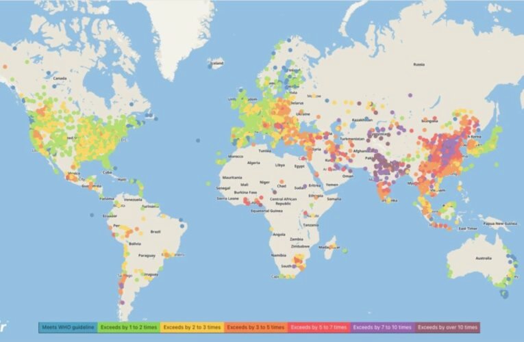 El informe de IQAir muestra los mejores y peores lugares en cuanto a calidad del aire en 2021