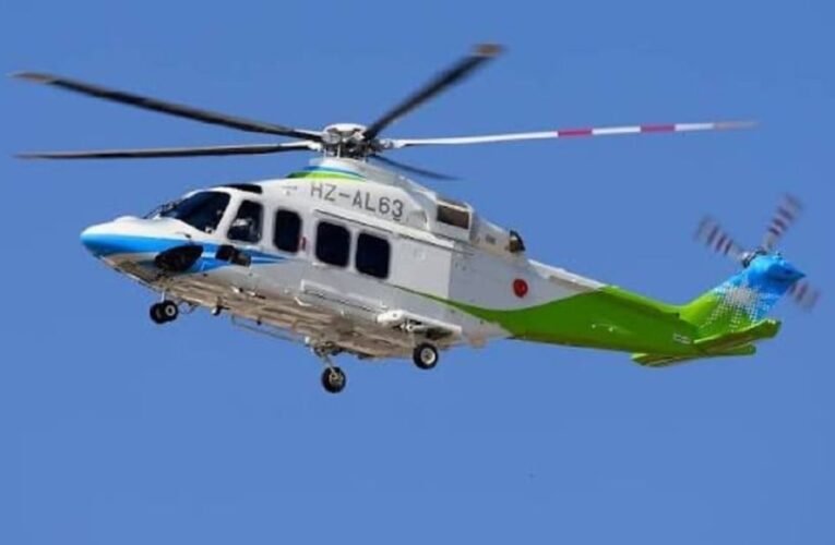 El helicóptero Saudi Aramco se estrella, 14 personas murieron