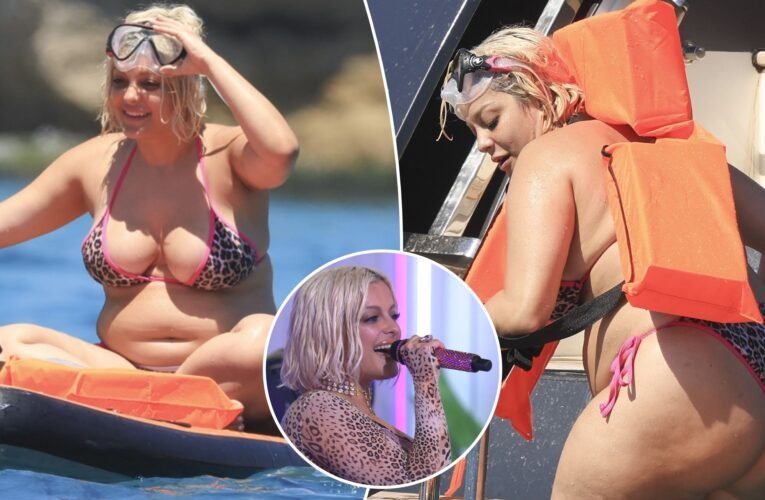 Bebe Rexha fue vista en bikini disfrutando de un día de playa en Ibiza después de la presentación de ‘Love Island’