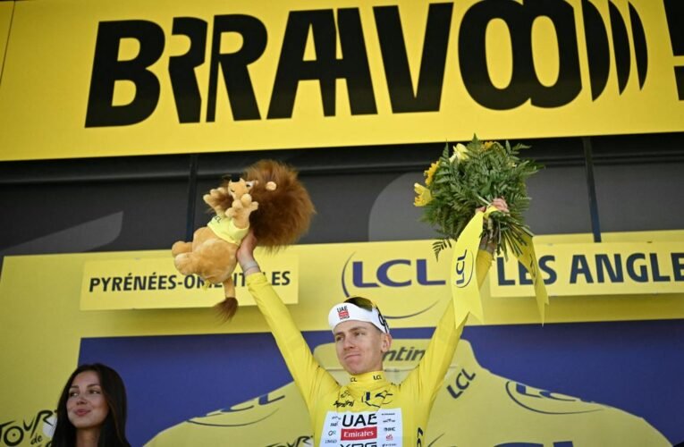 Tour de France 2026: Tadej Pogačar wins stage 3 and takes lead in overall classification